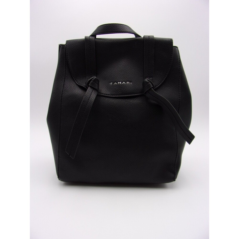 Tahari Backpack Handbag Knotty Black TN1186/08 New with Tags